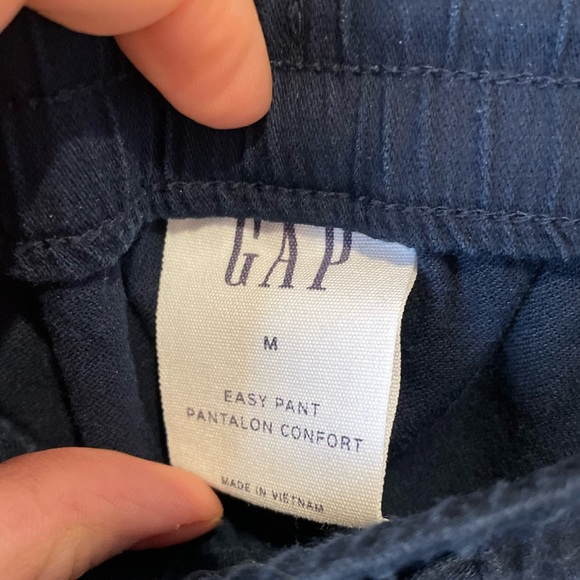 GAP Navy Easy Pant Size Medium - Picture 6 of 7